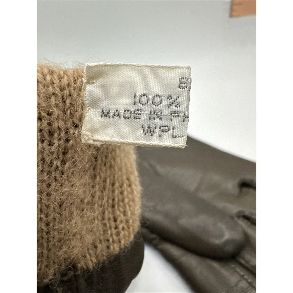 Vintage Woman's Brown Gloves - Size‎ 6.5